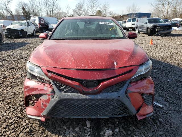 4T1B11HK0KU284741 - 2019 TOYOTA CAMRY L RED photo 5