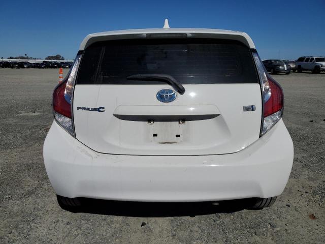 JTDKDTB31G1127298 - 2016 TOYOTA PRIUS C WHITE photo 6