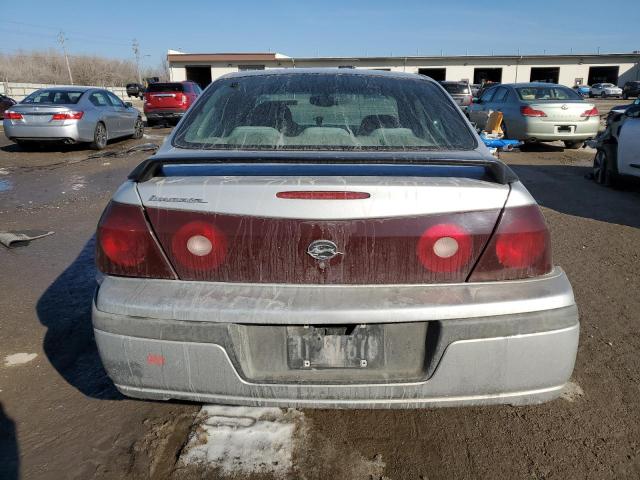 2G1WF55E329154021 - 2002 CHEVROLET IMPALA SILVER photo 6