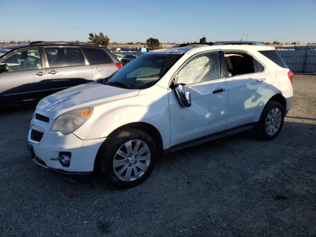 2CNALFEC7B6205161 - 2011 CHEVROLET EQUINOX LTZ WHITE photo 1