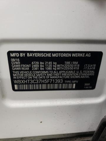 WBXHT3C37H5F71393 - 2017 BMW X1 XDRIVE28I WHITE photo 14
