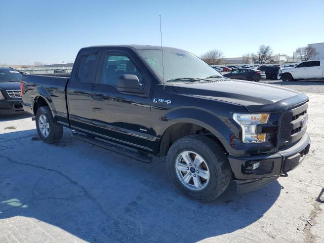 1FTEX1EP2HKC39272 - 2017 FORD F150 SUPER CAB BLACK photo 4