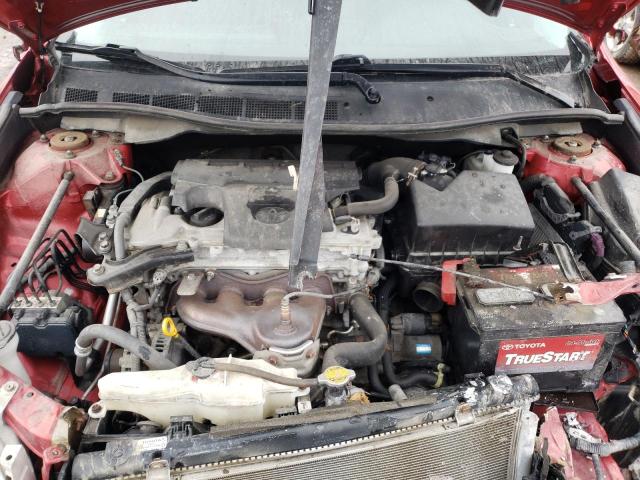 4T1BF1FKXCU577231 - 2012 TOYOTA CAMRY BASE RED photo 11