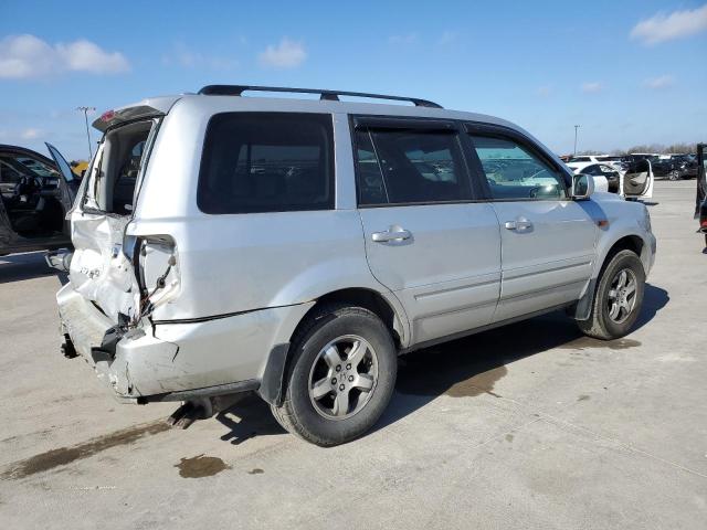 5FNYF18578B034473 - 2008 HONDA PILOT EXL SILVER photo 3