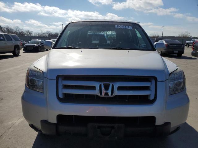 5FNYF18578B034473 - 2008 HONDA PILOT EXL SILVER photo 5