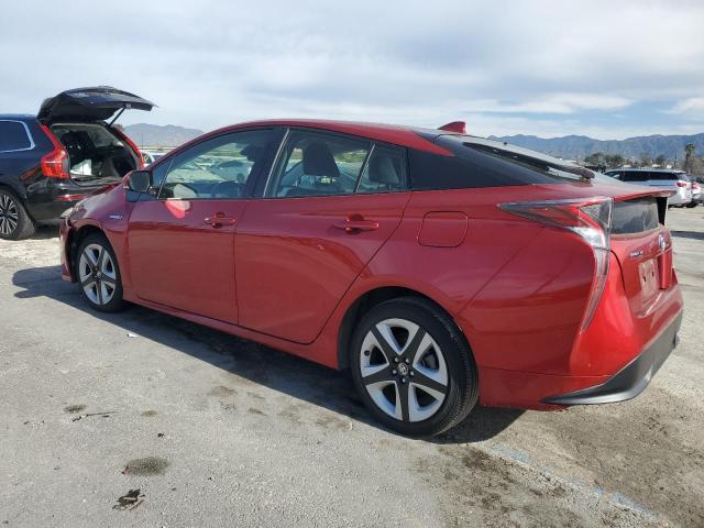 JTDKARFU5H3536618 - 2017 TOYOTA PRIUS RED photo 2