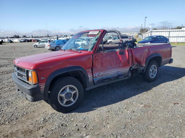 1B7FL69X8KS106580 - 1989 DODGE DAKOTA SPORT RED photo 1