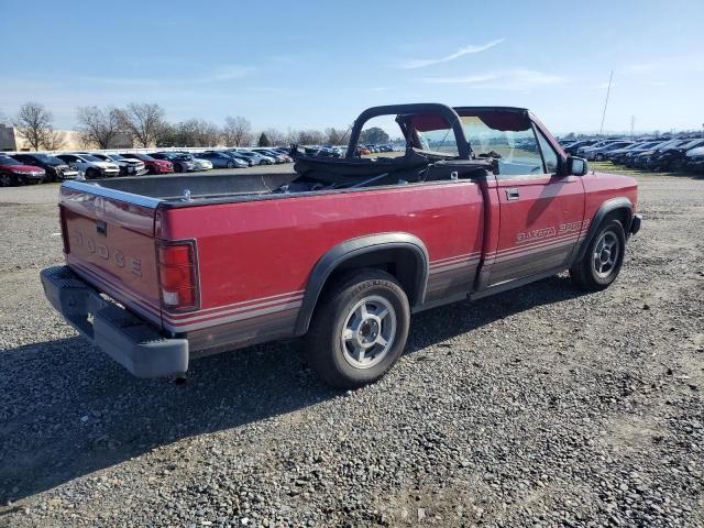 1B7FL69X8KS106580 - 1989 DODGE DAKOTA SPORT RED photo 3