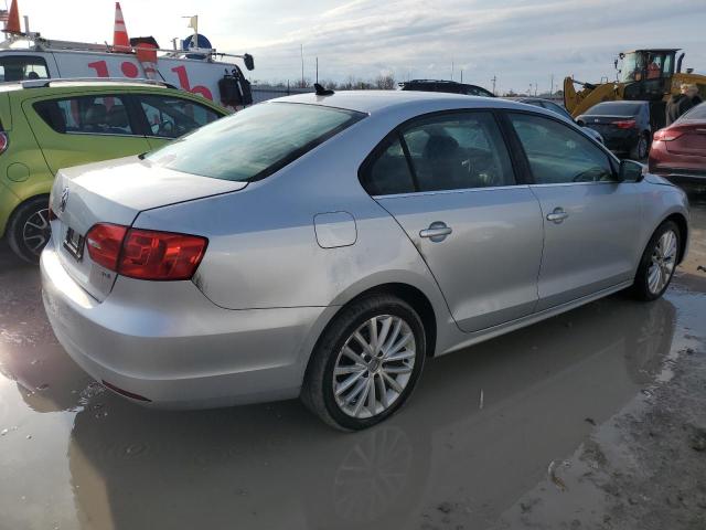 3VWLL7AJ6EM436096 - 2014 VOLKSWAGEN JETTA TDI SILVER photo 3