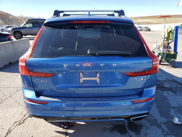 LYVA22RMXJB096322 - 2018 VOLVO XC60 T6 R-DESIGN BLUE photo 6