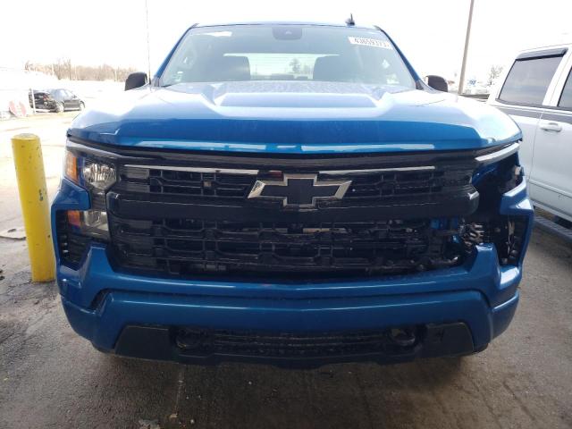 1GCPDBEK3NZ600796 - 2022 CHEVROLET SILVERADO K1500 CUSTOM BLUE photo 5