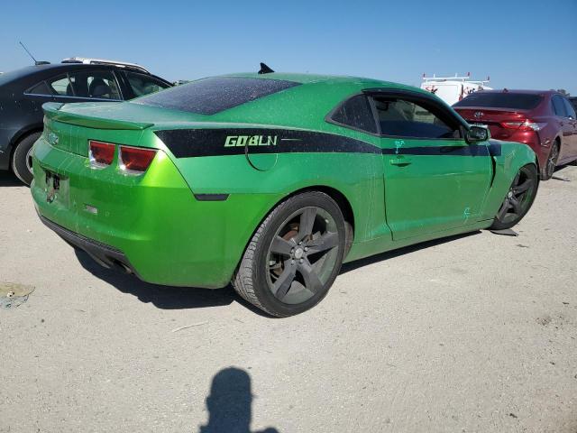 2G1FB1ED8B9133046 - 2011 CHEVROLET CAMARO LT GREEN photo 3