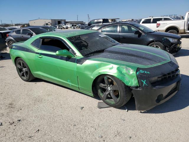 2G1FB1ED8B9133046 - 2011 CHEVROLET CAMARO LT GREEN photo 4