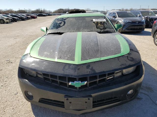 2G1FB1ED8B9133046 - 2011 CHEVROLET CAMARO LT GREEN photo 5