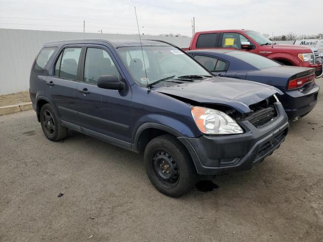 SHSRD78483U134880 - 2003 HONDA CR-V LX BLUE photo 4