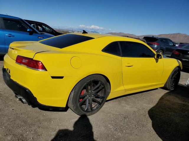 2G1FT1EW6E9317257 - 2014 CHEVROLET CAMARO 2SS YELLOW photo 3