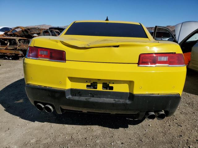 2G1FT1EW6E9317257 - 2014 CHEVROLET CAMARO 2SS YELLOW photo 6