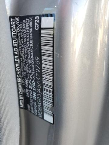 WDBNG83J46A479769 - 2006 MERCEDES-BENZ S 430 4MATIC SILVER photo 12