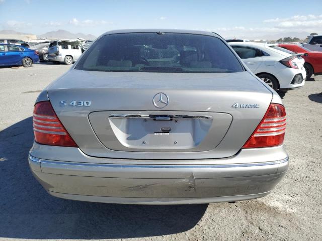 WDBNG83J46A479769 - 2006 MERCEDES-BENZ S 430 4MATIC SILVER photo 6