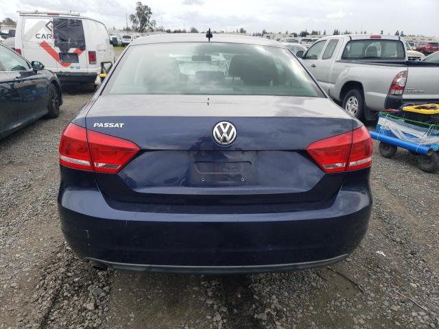 1VWAP7A38DC123564 - 2013 VOLKSWAGEN PASSAT S BLUE photo 6