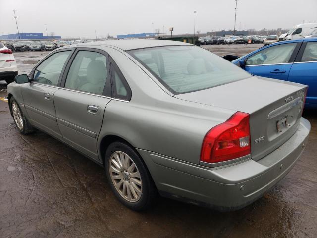 YV1TS592061435574 - 2006 VOLVO S80 2.5T GRAY photo 2