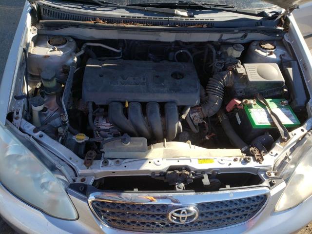 JTDBR32E970102755 - 2007 TOYOTA COROLLA CE SILVER photo 11