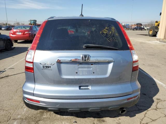 5J6RE3H72AL008770 - 2010 HONDA CR-V EXL BLUE photo 6