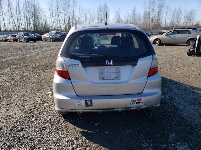 JHMGE8H36CC001314 - 2012 HONDA FIT SILVER photo 6