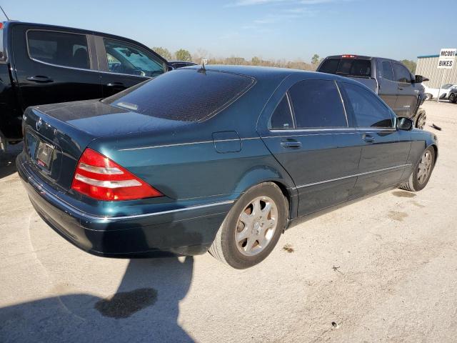 WDBNG75J6YA036744 - 2000 MERCEDES-BENZ S 500 GREEN photo 3