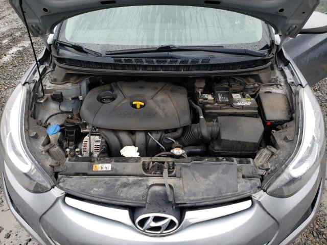 5NPDH4AE9GH702262 - 2016 HYUNDAI ELANTRA SE SILVER photo 11