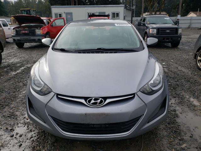 5NPDH4AE9GH702262 - 2016 HYUNDAI ELANTRA SE SILVER photo 5