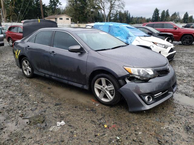 4T1BF1FKXEU462132 - 2014 TOYOTA CAMRY L GRAY photo 4