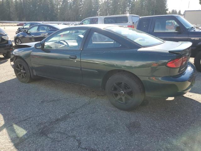 1G1JC124727405860 - 2002 CHEVROLET CAVALIER GREEN photo 2