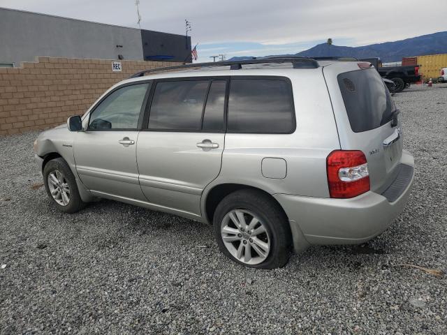 JTEDW21A060013743 - 2006 TOYOTA HIGHLANDER HYBRID SILVER photo 2