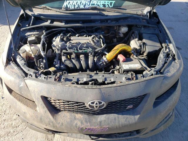 1NXBU4EE8AZ177331 - 2010 TOYOTA COROLLA BASE CHARCOAL photo 11