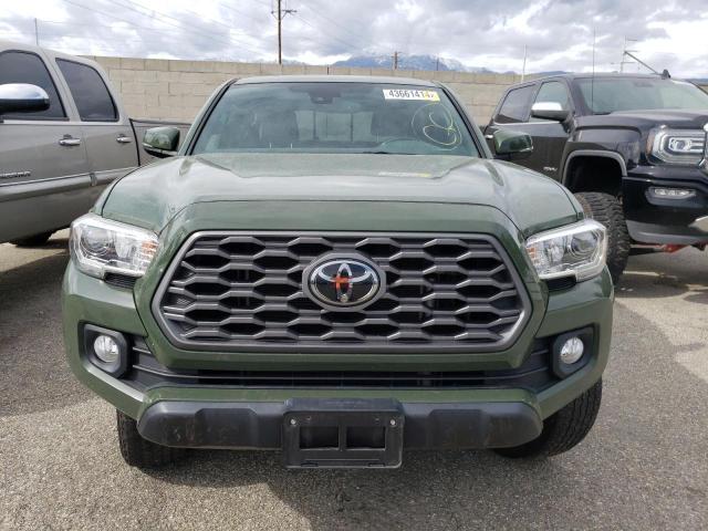 3TYCZ5AN1MT023272 - 2021 TOYOTA TACOMA DOUBLE CAB GREEN photo 5