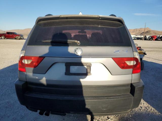 WBXPA73405WC50139 - 2005 BMW X3 2.5I GRAY photo 6