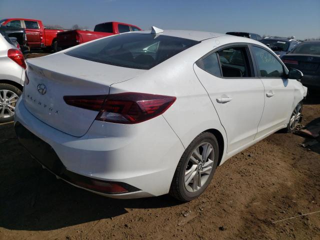 5NPD84LF2LH575113 - 2020 HYUNDAI ELANTRA SEL WHITE photo 3