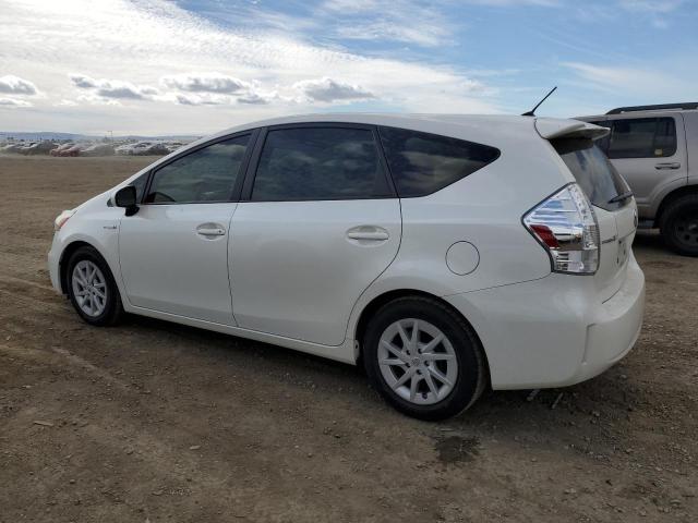 JTDZN3EU7D3271969 - 2013 TOYOTA PRIUS V WHITE photo 2