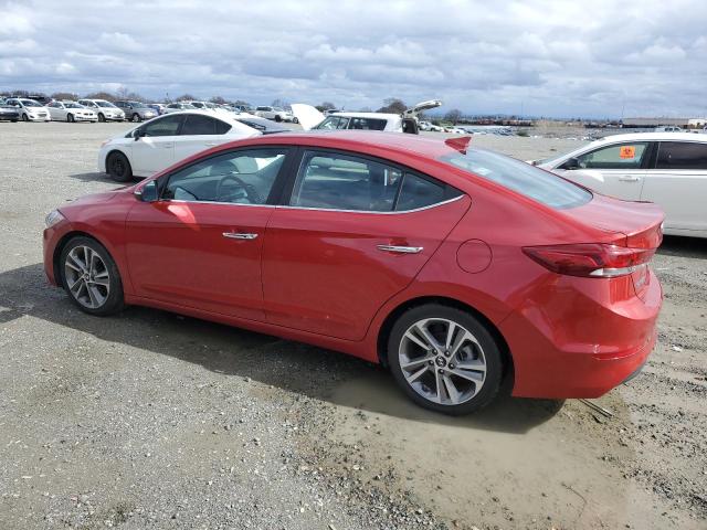 5NPD84LF9HH149667 - 2017 HYUNDAI ELANTRA SE RED photo 2