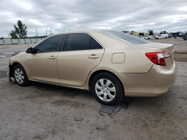 4T1BF1FK3CU047537 - 2012 TOYOTA CAMRY BASE GOLD photo 2