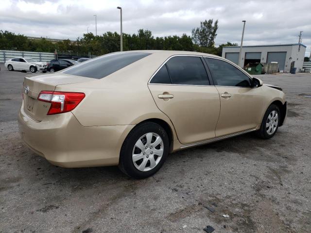 4T1BF1FK3CU047537 - 2012 TOYOTA CAMRY BASE GOLD photo 3