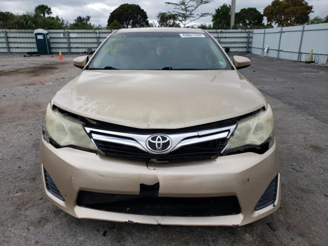 4T1BF1FK3CU047537 - 2012 TOYOTA CAMRY BASE GOLD photo 5