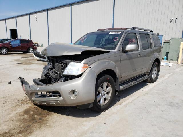 5N1AR18U78C618445 - 2008 NISSAN PATHFINDER S TAN photo 1