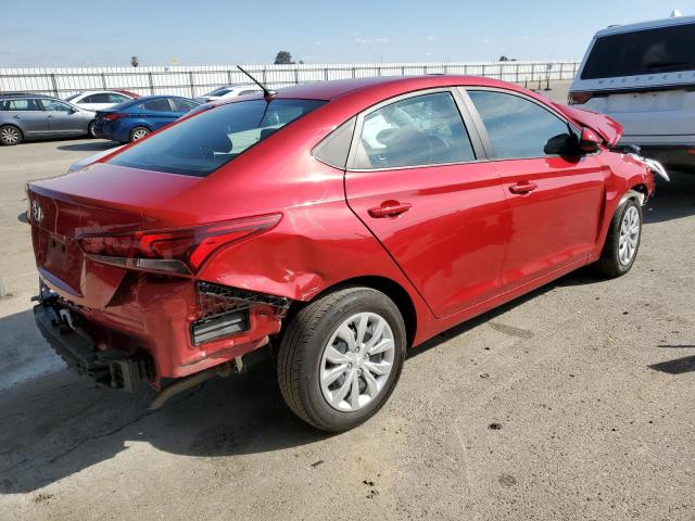 3KPC24A63ME138419 - 2021 HYUNDAI ACCENT SE RED photo 3