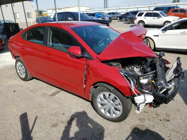 3KPC24A63ME138419 - 2021 HYUNDAI ACCENT SE RED photo 4