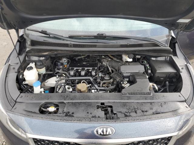 KNDMB5C12F6072854 - 2015 KIA SEDONA LX BLUE photo 12