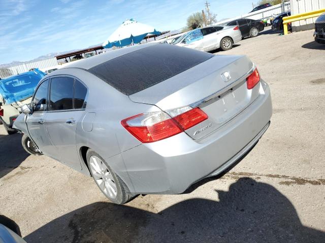 1HGCR2F74DA107489 - 2013 HONDA ACCORD EX SILVER photo 2