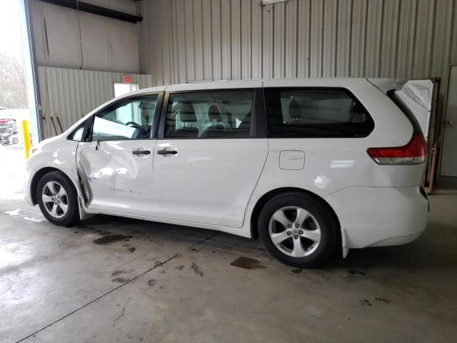 5TDZK3DCXDS323739 - 2013 TOYOTA SIENNA WHITE photo 2