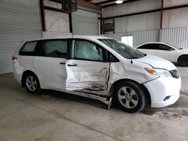 5TDZK3DCXDS323739 - 2013 TOYOTA SIENNA WHITE photo 4